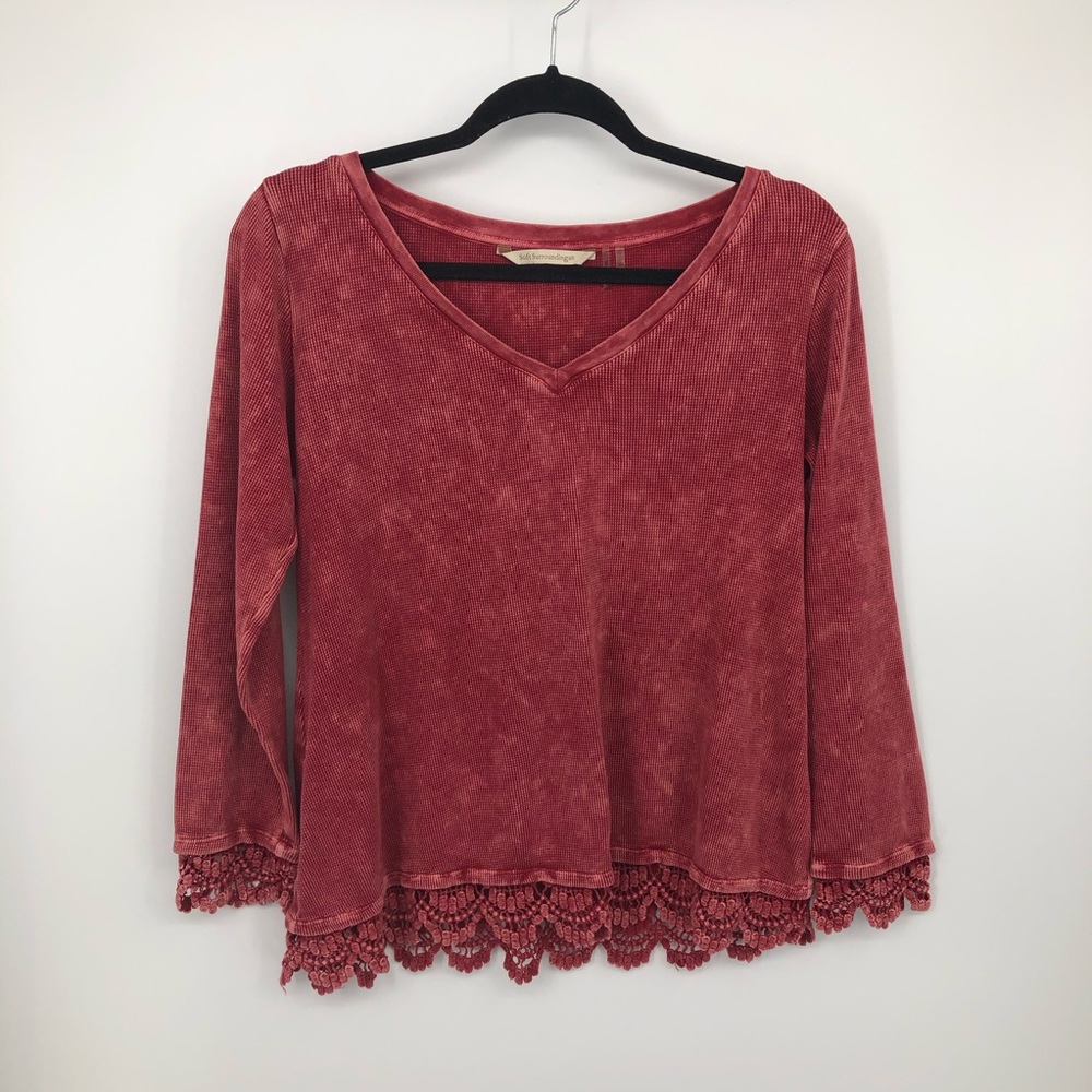 Soft Surroundings Long Sleeve Top Thermal XS Solid